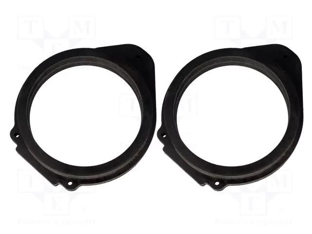 Spacer ring; MDF; 165mm; Opel; impregnated; 2pcs. BASSER D.MDF.OPEL04