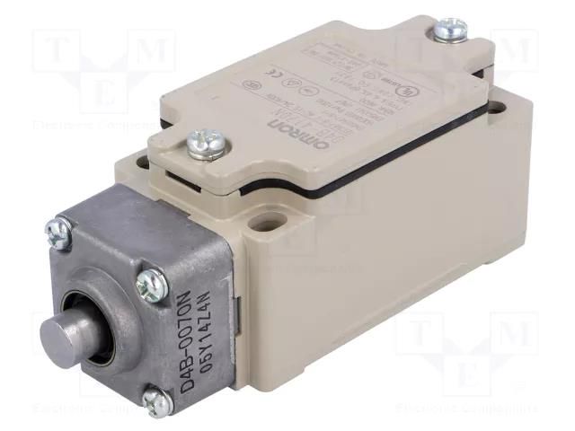 Limit switch; pin plunger Ø9,2mm; NO + NC; 10A; max.400VAC; M20 OMRON D4B-4170N