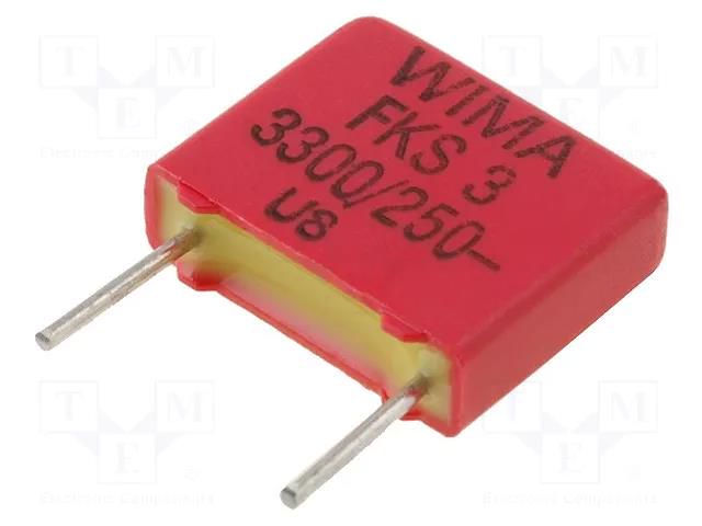 Capacitor: polyester; 4.7nF; 160VAC; 250VDC; 7.5mm; ±10%; -55÷100°C WIMA FKS3-4.7N/250