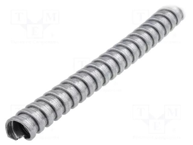 Protective tube; Size: 10; zinc-plated steel,galvanised steel HELLERMANNTYTON SC10