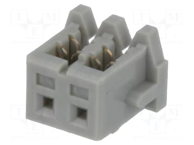 Connector: IDC; plug; female; PIN: 2; KR; Pitch: 2mm; for cable; 100V JST 02KR-6H-P