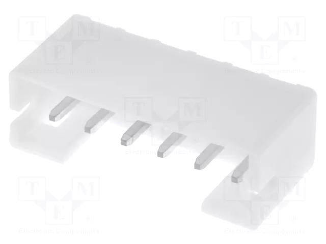 Connector: wire-board; socket; male; PIN: 6; PH; 2A; 100V; straight JST B6B-PH-K-S