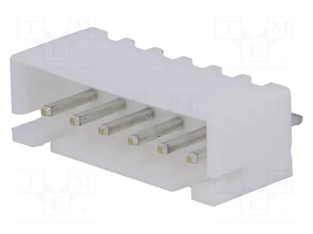 Connector: wire-board; socket; male; PIN: 6; XH; 3A; 250V; straight JST B6B-XH-A