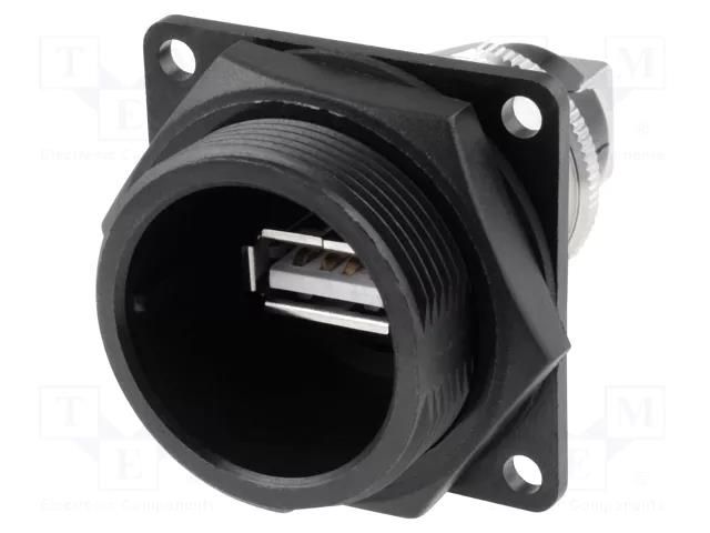 Adapter; socket; USB A socket-front,USB B socket-back; USB 2.0 SWITCHCRAFT DCP-USBAT-USBB