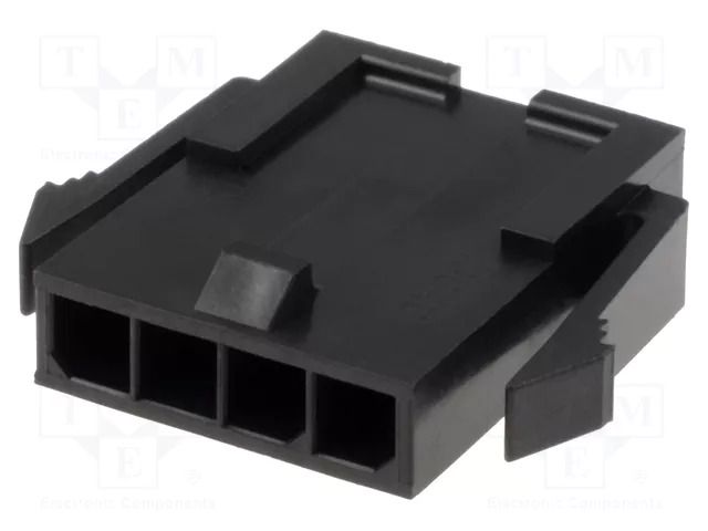 Connector: wire-wire; plug; male; PIN: 4; Micro-Fit 3.0; 3mm; 1x4; 5A MOLEX MX-43640-0400