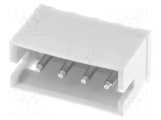 Connector: wire-board; socket; male; PIN: 4; ZH; 1A; 50V; vertical JST B4B-ZR