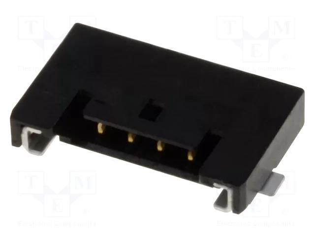 Connector: wire-board; socket; male; Pico-Lock; PIN: 4; SMT; 1mm MOLEX MX-503763-0491