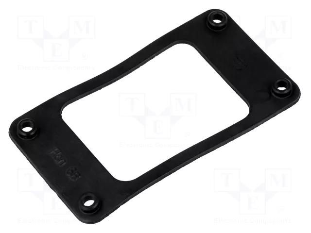 Gasket; size 6B; Han®; Application: connectors; 44x27mm HARTING 09300009801