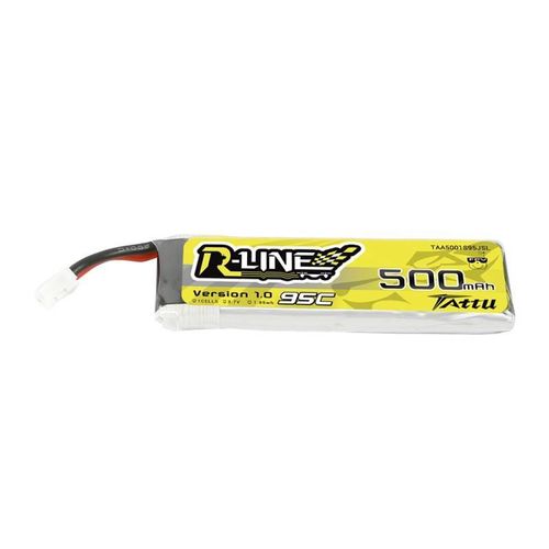 Battery Tattu 500mAh 3.7V 95C 1S1P Long, Tattu TAA5001S95JSL