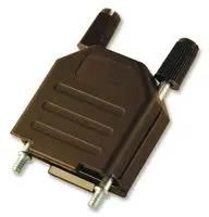 BACKSHELL, PLASTIC, VERTICAL, BLK, 9WAY MC-DPPK9-K