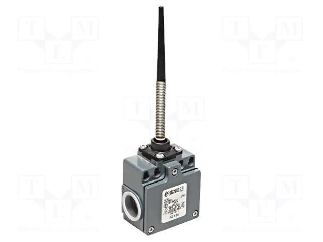 Limit switch; rubber seal,spring, total length 101,5mm; 10A PIZZATO ELETTRICA FZ520