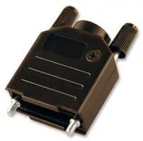 BACKSHELL, PLASTIC, VERTICAL, BLK, 9WAY MC-DTPPK9-K
