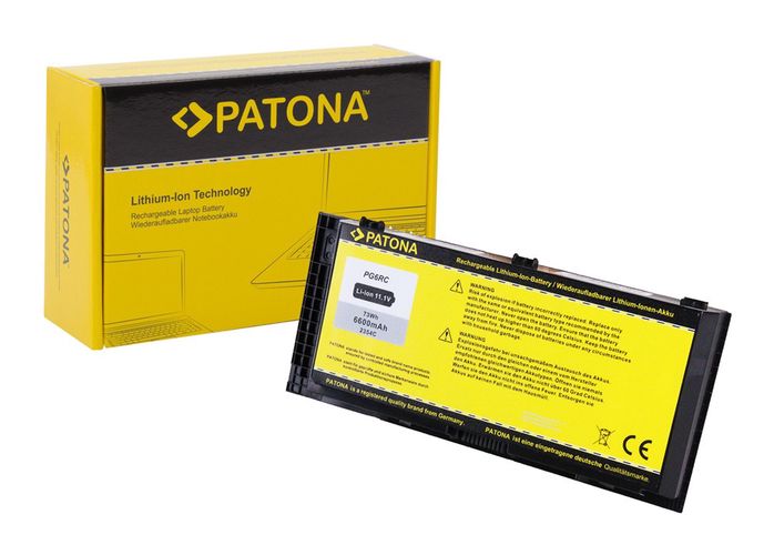  PATONA Battery f. Dell Precision M4600 M-4600 M4700 M-4700 M6600 M-6600, PATONA 2354 4055655118163