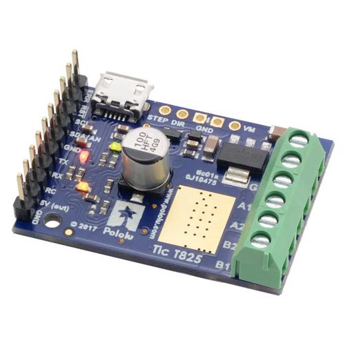Tic T825 - USB stepper motor driver 45V / 2.5A - assembled - Pololu 3130 PLL-09468