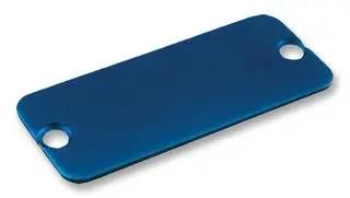 END PLATE, ALUMINIUM, BLUE, ENCLOSURE 1455KALBU-10