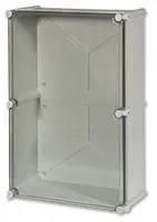 ENCLOSURE, PC, GRY, CLR LID, 560X380X180 PC 5638 18 T-3FSH ENCL.