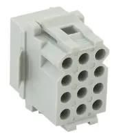 RECTANGULAR POWER HOUSING, RCPT, PANEL SMS12R3