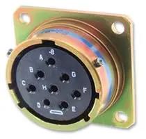 CIRCULAR CONNECTOR, RCPT, 19-32, PANEL TVP02ZN-19-32PD