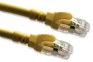 PATCH LEAD, CAT6A, YELLOW, 0.5M 2996AS-0.5Y