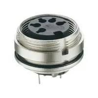 CHASSIS SOCKET ACC. TO IEC 61076-2-106, IP 68, WITH THREADED JOINT, FOR PRINTED CIRCUIT BOARDS, FOR BACK SIDE MOUNTING 23AH4141 0307 05-1