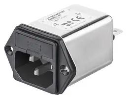 IEC FILTER, MEDICAL, 7MH, 4A, 250VAC FN9262B-4-06