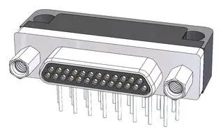 MICRO-D SUB CONN, R/A PLUG, 9POS, TH M83513/10-A02NW