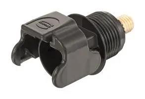 HEAVY DUTY HOOD, 1 LEVER, SCREW, BLK 09930010101