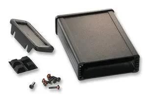 ENCLOSURE, EMI/RFI BOX, ALUM, BLACK 1457L1602EBK