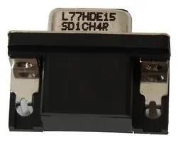 CONNECTOR, HD D SUB, RCPT, 15POS L77HDE15SD1CH4R