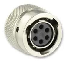 CONNECTOR, CIRCULAR, PLUG, 6POS, CABLE UT0W6106SH