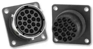 CONNECTOR, CIRCULAR, RCPT, 19POS, PANEL UTG01619SH