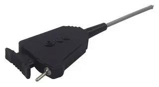 TEST CLIP, 1 POS, 0.6MM, 1A, BLK 72906-0