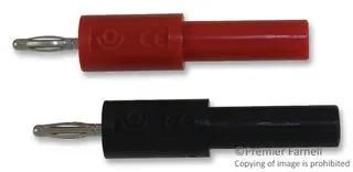 ADAPTOR, 4MM BANANA JACK-2MM BANANA PLUG 72914-02