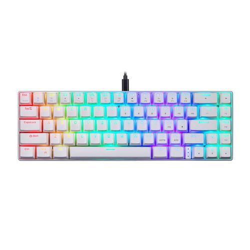 Mechanical gaming keyboard Motospeed CK67 RGB (white), Motospeed CK67-WhiteRed