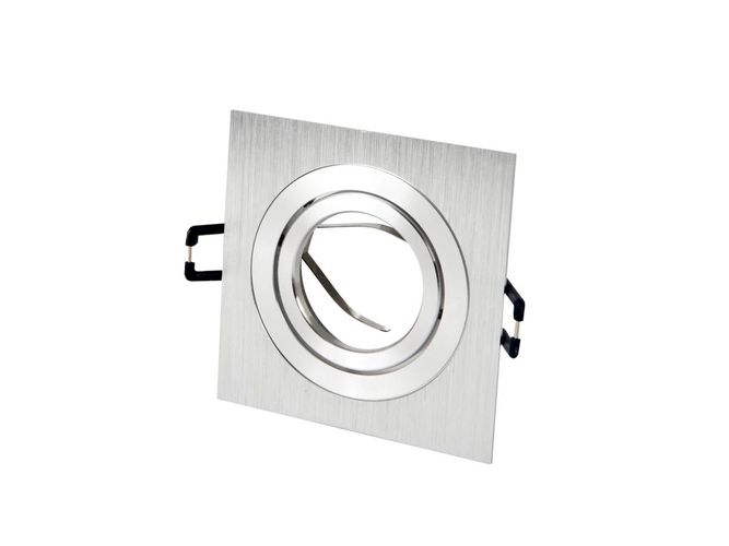 LED line downlight aluminium square adjustable SLIM silver brushed AKROS 241215 5901583241215
