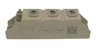 THYRISTOR MODULE, 50A, 1.6KV SKKT 57B16 E