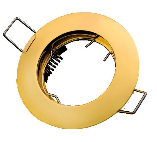 LED line downlight round die cast aluminium gold 242816