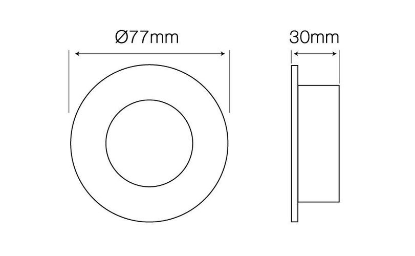 LED line® downlight round cast satin 242823 5901583242823