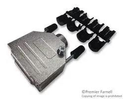 D SUB BACKSHELL, SHIELDED, SIZE DA, ZINC DTZK15-K