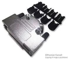 D SUB BACKSHELL, SHIELDED, SIZE DB, ZINC DVZK25-K