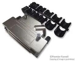 D SUB BACKSHELL, SHIELDED, SIZE DD, ZINC DVZK50-PCS-K
