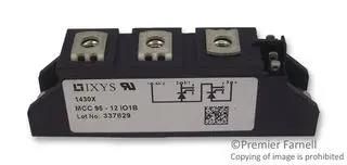 THYRISTOR MODULE, 116A, 1.2KV MCC95-12IO1B