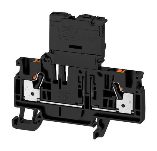 Fuse terminal AFS 4 2C BK, PUSH IN, 4 mm², black, Weidmuller 2429860000 4050118439717