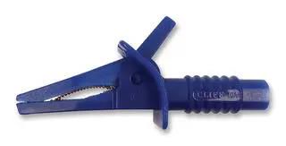 CROCODILE CLIP, 25MM, BLUE, 10A FCR7943