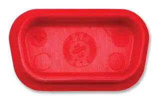 DUST CAP, D SUB, SIZE DE, RED 172704-0084