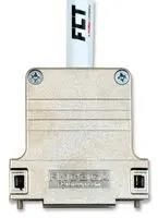 D-SUB BACKSHELL, DB, 180┬░, ABS 172704-0120