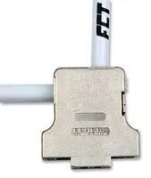 D-SUB BACKSHELL, DA, 180┬░, PLASTIC BODY 172704-0115