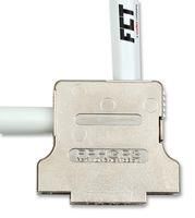 D SUB BACKSHELL, 180DEG, DB, PLASTIC 172704-0119