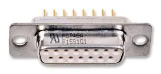 D SUB CONN, RCPT, 15POS, TH 172704-0064
