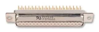 D SUB CONN, RCPT, 37POS, TH 172704-0072